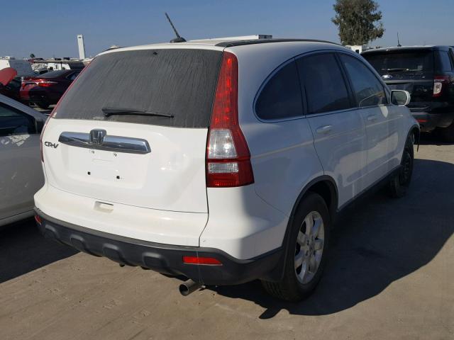 JHLRE48709C002573 - 2009 HONDA CR-V EXL WHITE photo 4