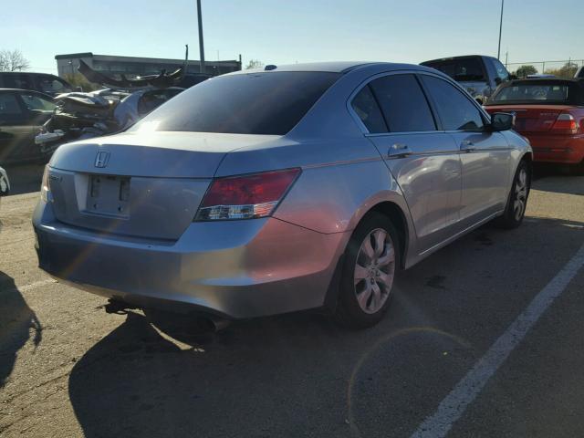 1HGCP25818A092987 - 2008 HONDA ACCORD EXL SILVER photo 4