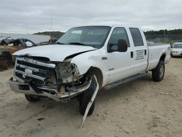 1FTWW31P27EA29549 - 2007 FORD F350 SRW S WHITE photo 2