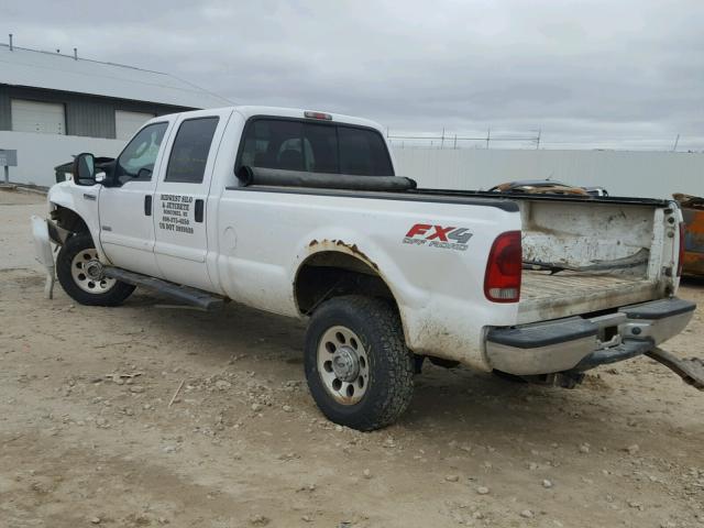 1FTWW31P27EA29549 - 2007 FORD F350 SRW S WHITE photo 3