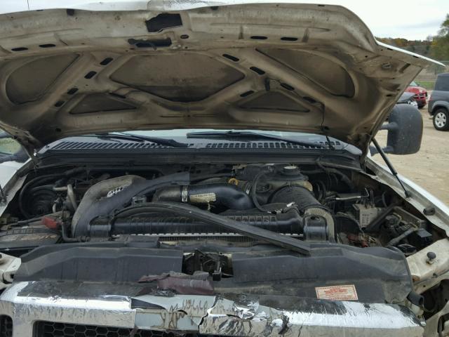 1FTWW31P27EA29549 - 2007 FORD F350 SRW S WHITE photo 7