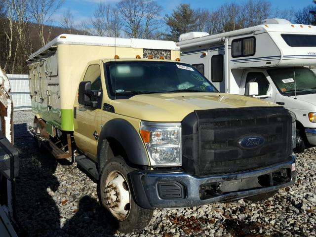 1FDUF5GT1BEC37997 - 2011 FORD F550 SUPER YELLOW photo 1