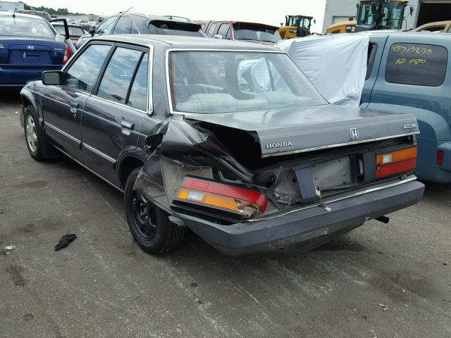 JHMAD5431EC143618 - 1984 HONDA ACCORD 180 GRAY photo 3