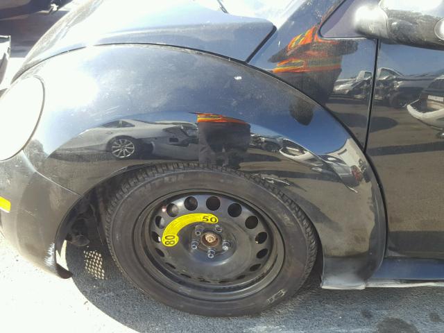 3VWSG31C87M504749 - 2007 VOLKSWAGEN NEW BEETLE 黑色 照片 9