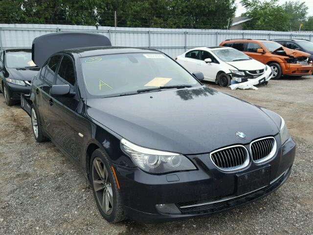 WBANV13568CZ60323 - 2008 BMW 528 XI BLACK photo 1