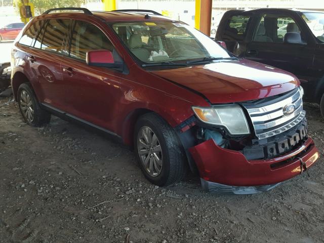 2FMDK39C27BA26128 - 2007 FORD EDGE RED photo 1