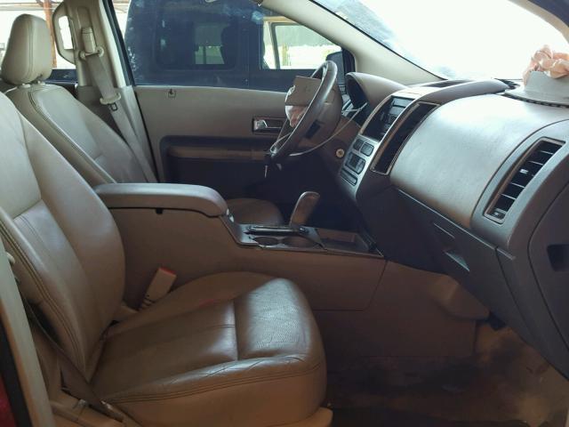 2FMDK39C27BA26128 - 2007 FORD EDGE Червоний фото 5