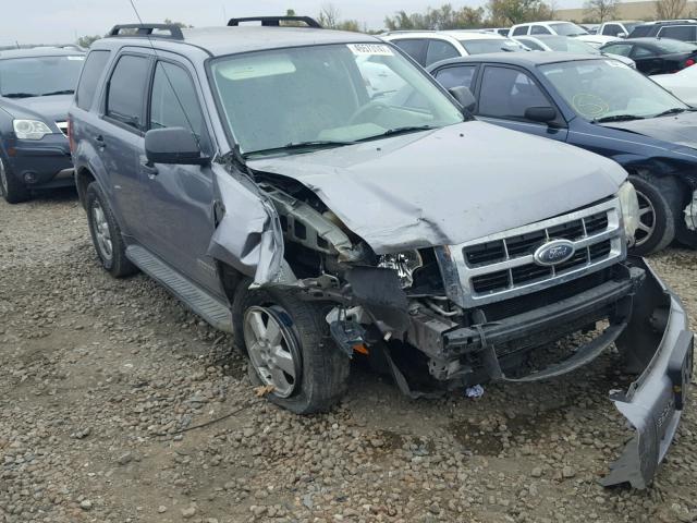 1FMCU93158KD30724 - 2008 FORD ESCAPE XLT SILVER photo 1