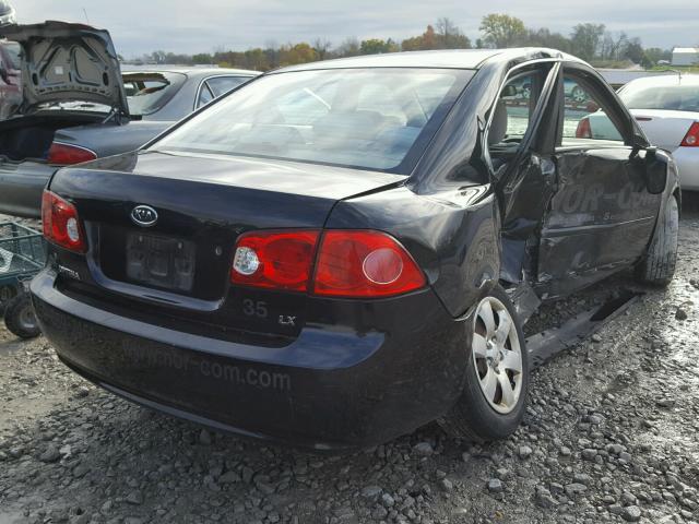 KNAGE123085229559 - 2008 KIA OPTIMA LX BLACK photo 4