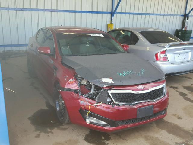 5XXGN4A72CG072047 - 2012 KIA OPTIMA EX RED photo 1