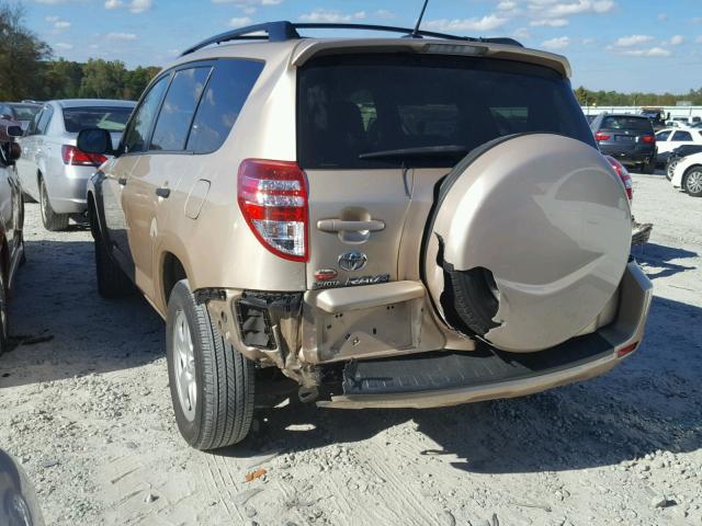 JTMZF4DV3A5031556 - 2010 TOYOTA RAV4 金色 照片 3