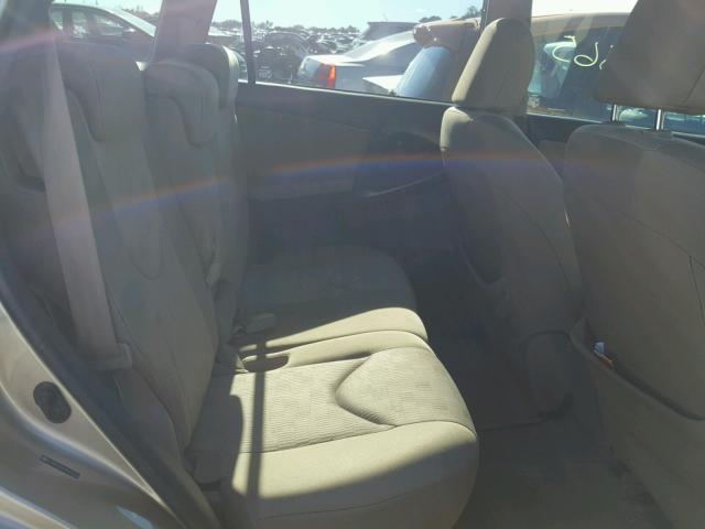 JTMZF4DV3A5031556 - 2010 TOYOTA RAV4 金色 照片 6