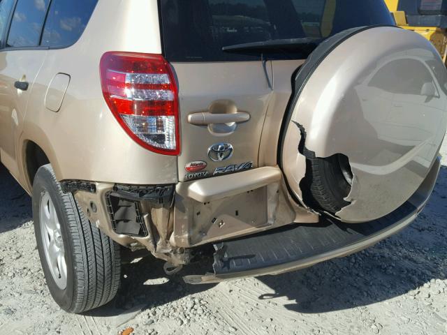 JTMZF4DV3A5031556 - 2010 TOYOTA RAV4 GOLD photo 9