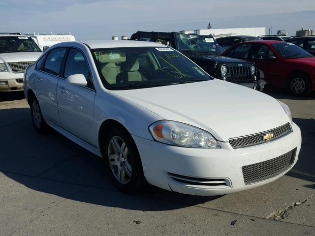 2G1WG5E34C1250574 - 2012 CHEVROLET IMPALA LT WHITE photo 1