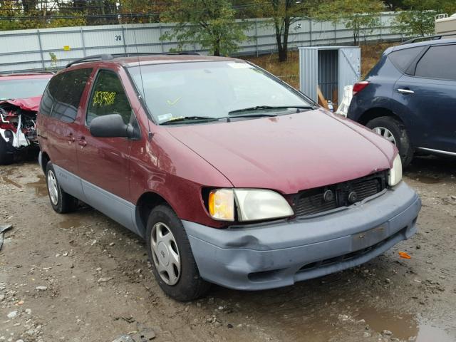 4T3ZF19C32U475326 - 2002 TOYOTA SIENNA CE MAROON photo 1