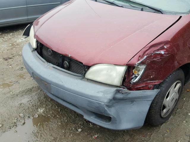 4T3ZF19C32U475326 - 2002 TOYOTA SIENNA CE MAROON photo 9