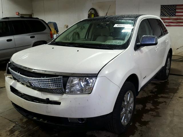 2LMDU88CX7BJ30492 - 2007 LINCOLN MKX WHITE photo 2