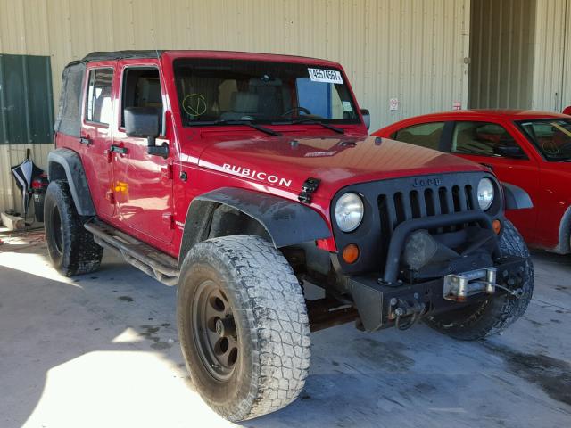 1J8GA69158L529067 - 2008 JEEP WRANGLER U RED photo 1