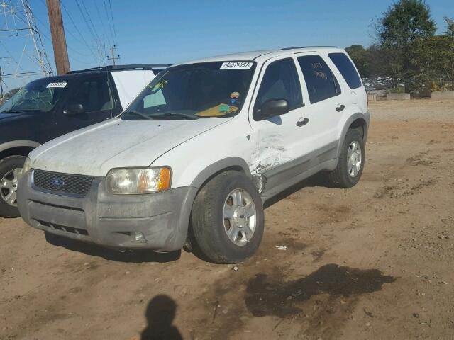 1FMYU04111KF63957 - 2001 FORD ESCAPE XLT WHITE photo 2