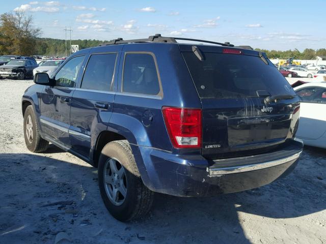 1J8HS58N06C148451 - 2006 JEEP GRAND CHER BLUE photo 3