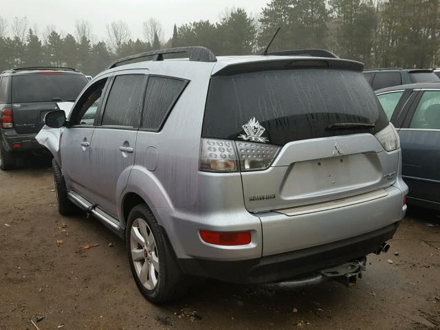 JA4JT4AX4AZ010343 - 2010 MITSUBISHI OUTLANDER SILVER photo 3