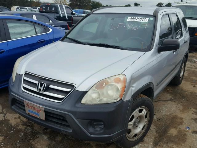 SHSRD68525U302678 - 2005 HONDA CR-V SILVER photo 2