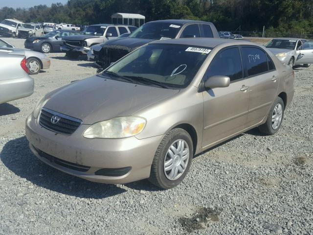 2T1BR32E17C765162 - 2007 TOYOTA COROLLA CE GOLD photo 2