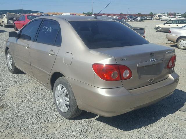 2T1BR32E17C765162 - 2007 TOYOTA COROLLA CE GOLD photo 3