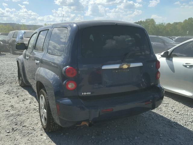 3GNDA13D87S620088 - 2007 CHEVROLET HHR LS Azul foto 3