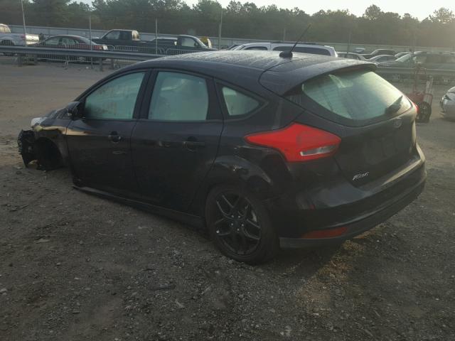 1FADP3K24GL326072 - 2016 FORD FOCUS SE BLACK photo 3