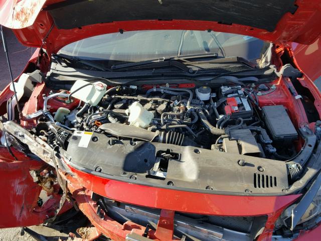 SHHFK7H46JU406984 - 2018 HONDA CIVIC SPOR RED photo 7