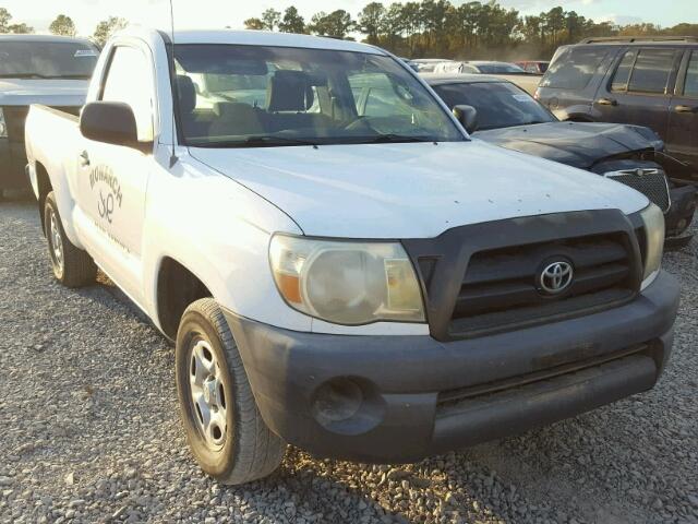 5TENX22N97Z389396 - 2007 TOYOTA TACOMA WHITE photo 1