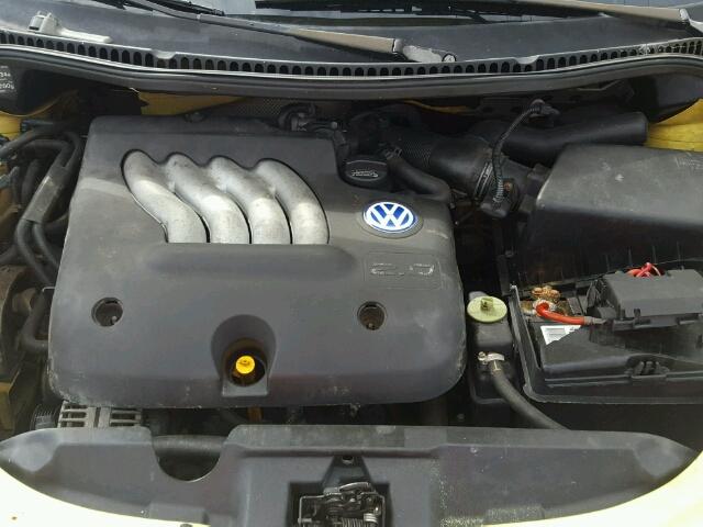 3VWCA21C1XM418330 - 1999 VOLKSWAGEN NEW BEETLE 黄色 照片 7