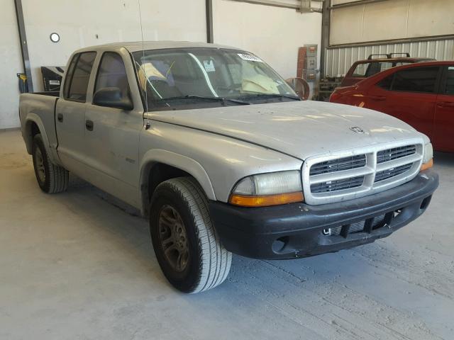 1B7HL38X12S603642 - 2002 DODGE DAKOTA QUA SILVER photo 1