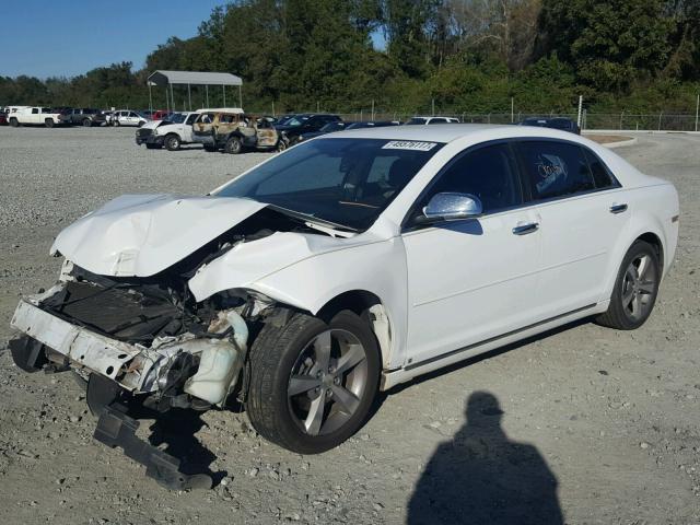 1G1ZJ57B49F139916 - 2009 CHEVROLET MALIBU 2LT WHITE photo 2