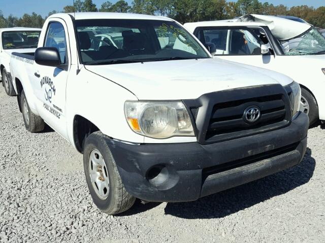 5TENX22N78Z536946 - 2008 TOYOTA TACOMA WHITE photo 1