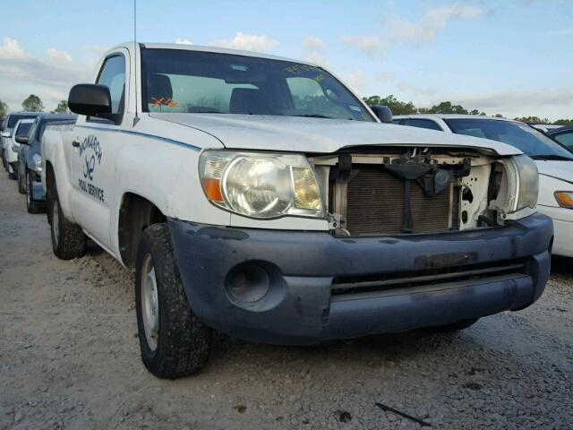 5TENX22N67Z435377 - 2007 TOYOTA TACOMA WHITE photo 1