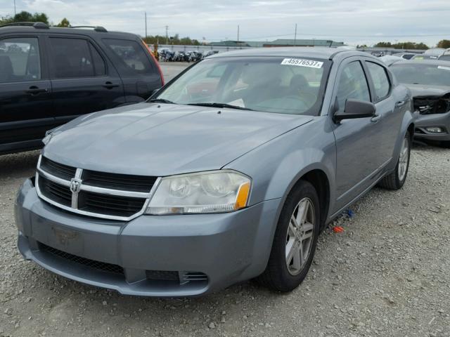 1B3LC56K98N153177 - 2008 DODGE AVENGER BLUE photo 2