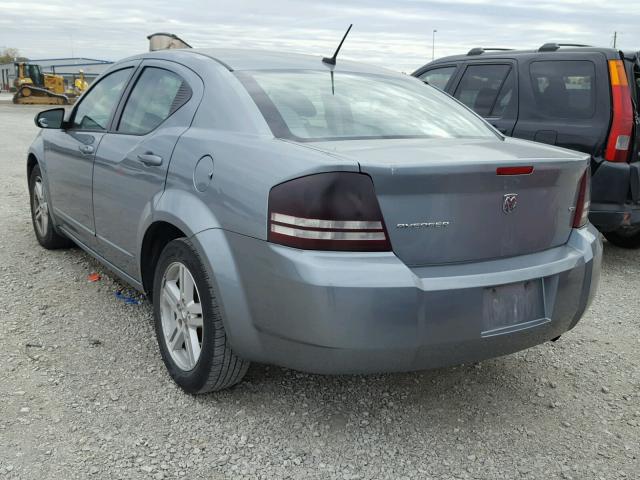 1B3LC56K98N153177 - 2008 DODGE AVENGER BLUE photo 3