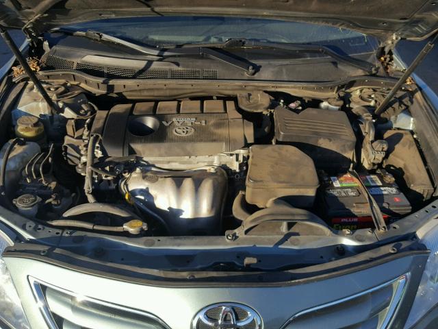 4T1BF3EK1AU515369 - 2010 TOYOTA CAMRY BASE BLUE photo 7