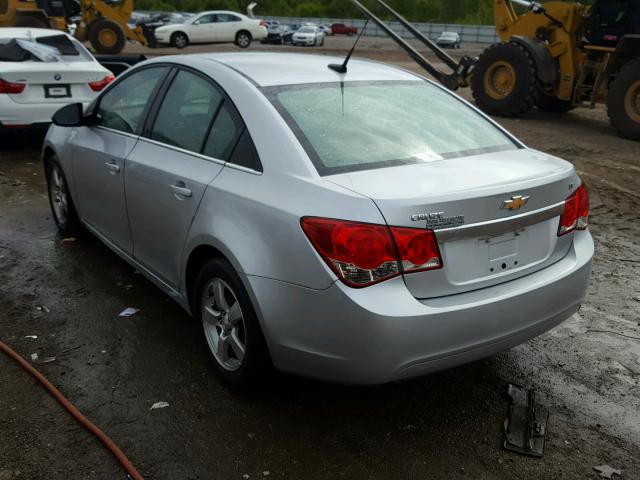 1G1PC5SB9E7110246 - 2014 CHEVROLET CRUZE LT SILVER photo 3