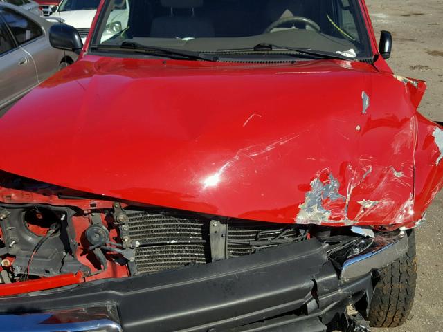 4TASN92N9XZ539080 - 1999 TOYOTA TACOMA XTR RED photo 7