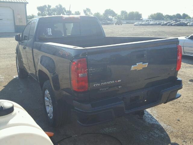 1GCHTCEN0J1156888 - 2018 CHEVROLET COLORADO L BLACK photo 3