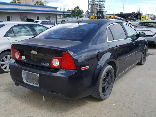 1G1ZC5EB9A4134837 - 2010 CHEVROLET MALIBU 1LT შავი ფოტო 4
