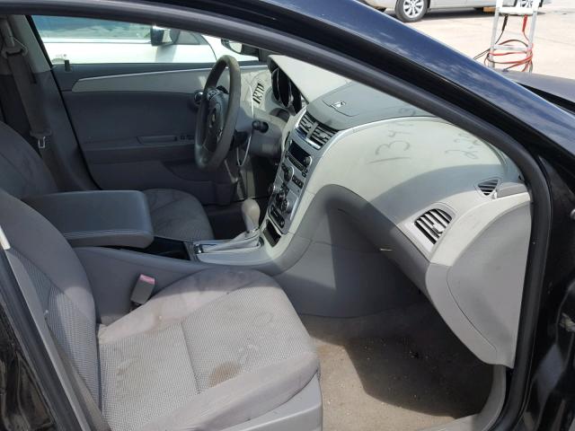 1G1ZC5EB9A4134837 - 2010 CHEVROLET MALIBU 1LT შავი ფოტო 5