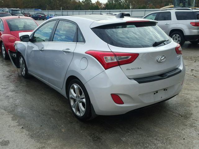 KMHD35LH3EU223314 - 2014 HYUNDAI ELANTRA GT SILVER photo 3