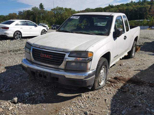 1GTCS198048197815 - 2004 GMC CANYON WHITE photo 9