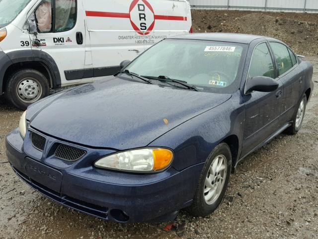 1G2NE52F84M571809 - 2004 PONTIAC GRAND AM S BLUE photo 2