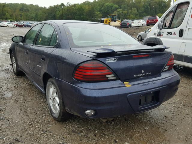 1G2NE52F84M571809 - 2004 PONTIAC GRAND AM S BLUE photo 3