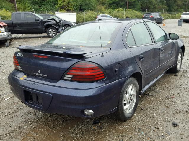 1G2NE52F84M571809 - 2004 PONTIAC GRAND AM S BLUE photo 4